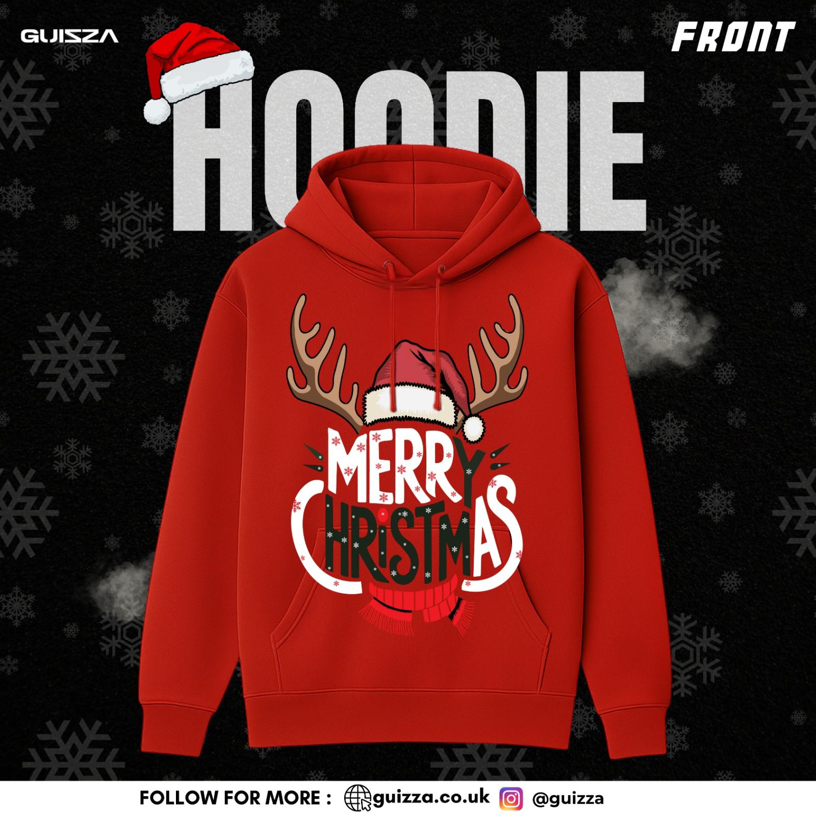Merry Christmas - Premium Cotton Hoodie