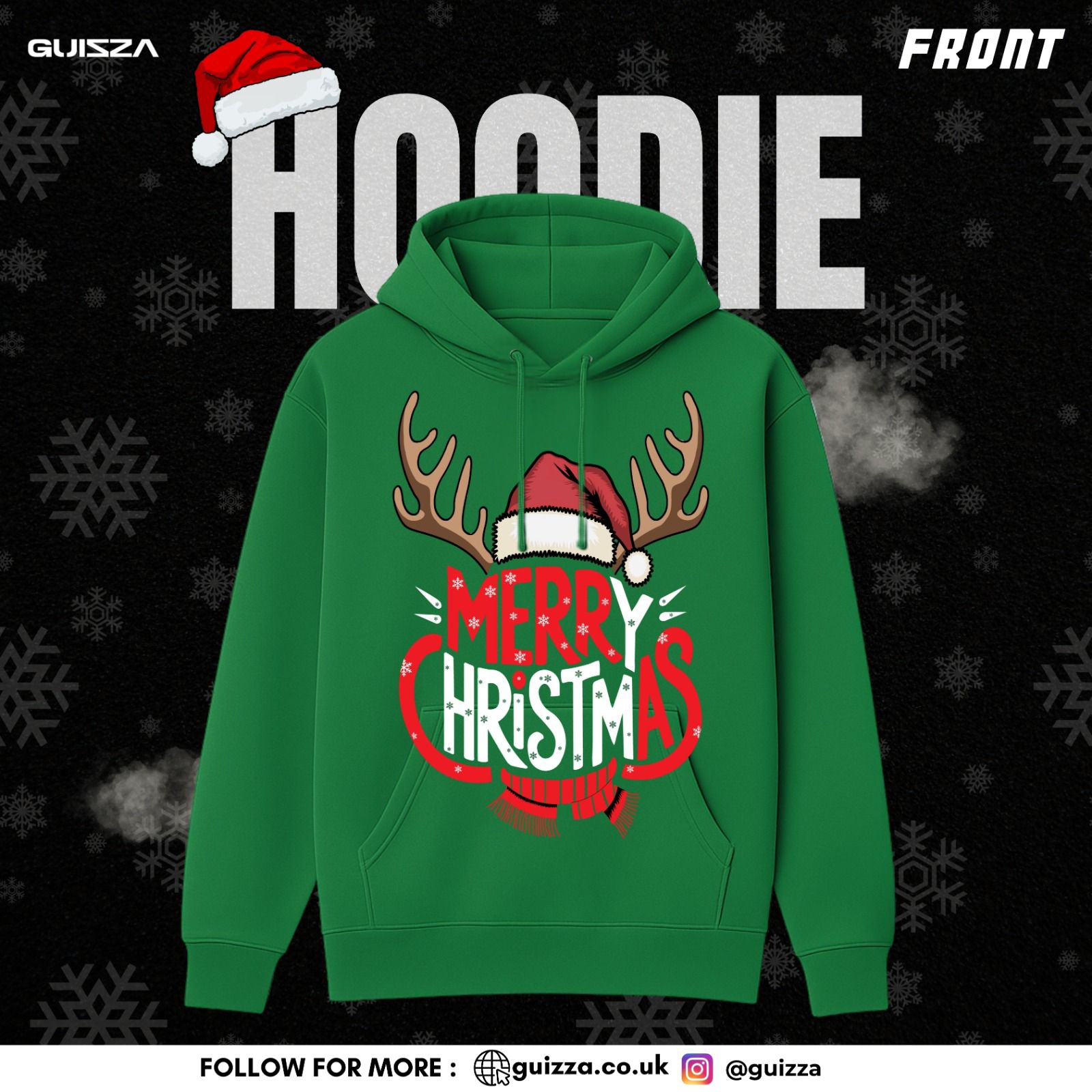 Merry Christmas - Premium Cotton Hoodie